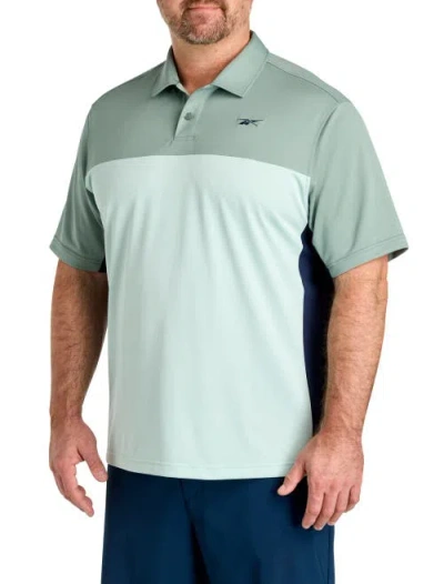 Reebok Big & Tall Colorblocked Polo Shirt V2 In Multi