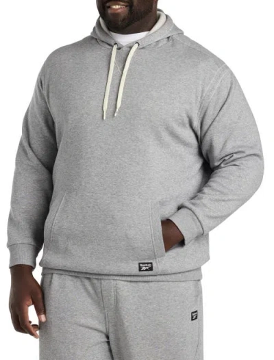 Reebok Big & Tall Fleece Hoodie In Gray