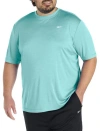 Reebok Big & Tall Id Train Melange Performance Tee In Blue
