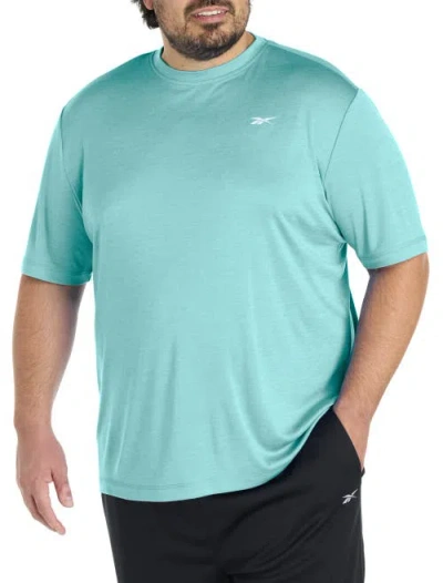 Reebok Big & Tall Id Train Melange Performance Tee In Blue