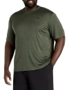 Reebok Big & Tall Id Train Melange Performance Tee In Green