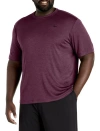 Reebok Big & Tall Id Train Melange Performance Tee In Burgundy