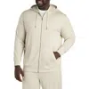 Reebok Big & Tall Lightweight Performance Hoodie In Sport Beige Hthr