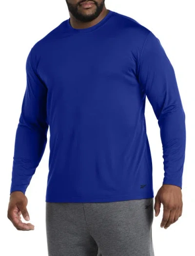 Reebok Big & Tall Long-sleeve Base Layer Top In Blue