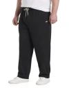 Reebok Big & Tall Performance Athletic-fit Sweatpants In Black