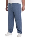 Reebok Big & Tall Performance Athletic-fit Sweatpants In Shadow Blue Hthr