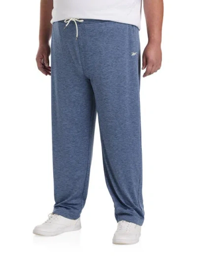 Reebok Big & Tall Performance Athletic-fit Sweatpants In Shadow Blue Hthr