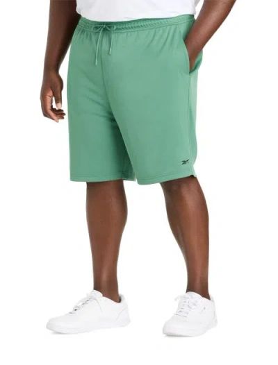 Reebok Big & Tall Performance Double-knit Shorts In Green