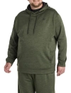 Reebok Big & Tall Performance Fleece Pullover Hoodie In Green