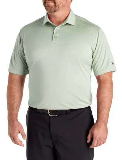Reebok Big & Tall Performance Heather Polo Shirt In Green