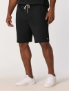 Reebok Big & Tall Performance Piped Shorts In Black