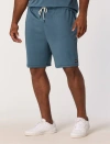 Reebok Big & Tall Performance Piped Shorts In Blue