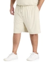 Reebok Big & Tall Performance Shorts In Sport Beige Heather