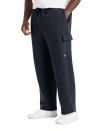 Reebok Big & Tall Performance Supersoft Cargo Sweatpants In Animal Print