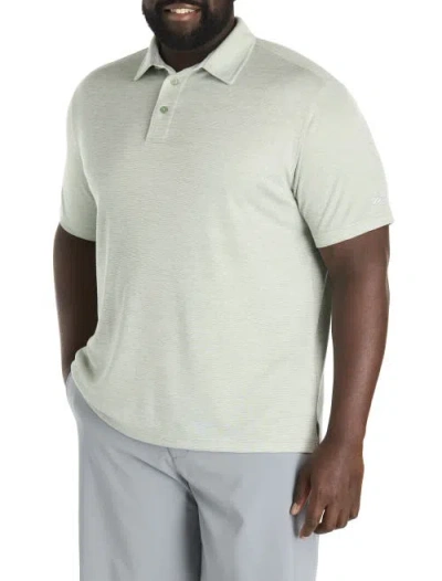 Reebok Big & Tall Performance Textured Polo Shirt In Green