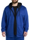 Reebok Performance Zip-front Hoodie In Boundless Blue Htr