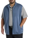 Reebok Big & Tall Ribbed Vest In Shadow Blue