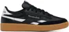 Reebok Black & White Club C Revenge Vintage Sneakers In Black/white/gum