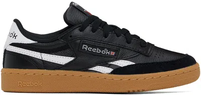 Reebok Black & White Club C Revenge Vintage Sneakers In Black/white/gum