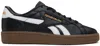 Reebok Black Club C Grounds Uk Sneakers In Black/white/gum