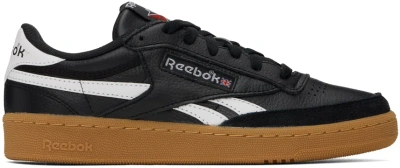 Reebok Black Club C Revenge Vintage Sneakers In Black/white/gum
