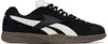 Reebok Round Toe Low-top Sneakers In Black