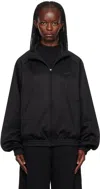 Reebok Black Piped Jacket In Black