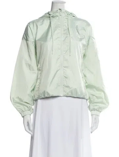 Pre-owned Reebok Bomber Jacket In Green