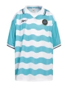 Reebok Botter X  Man Polo Shirt Turquoise Size L Polyester In Blue