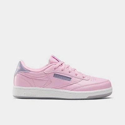 Reebok Boys' Little Kids' Club C Casual Shoes In Astro Rose/dusk Purple/white
