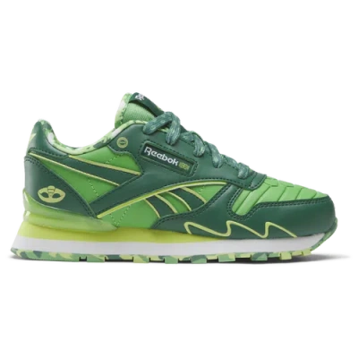 Reebok Boys Preschool   Step & Flash Classic Leather In Green