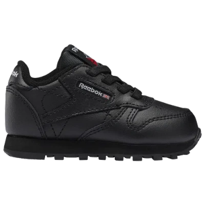 Reebok Kids' Boys  Classic Leather In Black/black