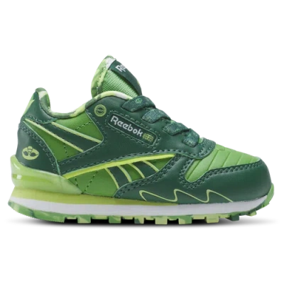Reebok Kids' Boys  Classic Step N Flash In Green/white/green
