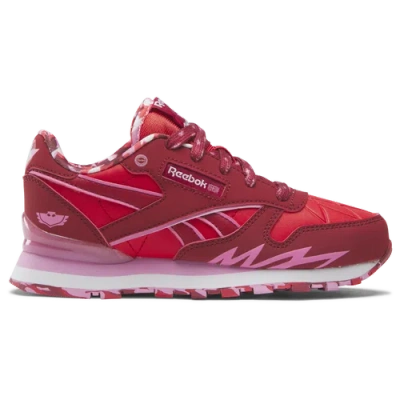 Reebok Kids' Boys Preschool   Step & Flash Classic Leather In Red/pink/white