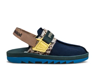 Reebok Brain Dead X  Beatnik Sandal 'pathways' In Blue