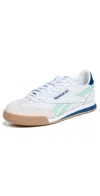 Reebok Campio Xt Sneakers White/blue/aqua In White/blue/aqua