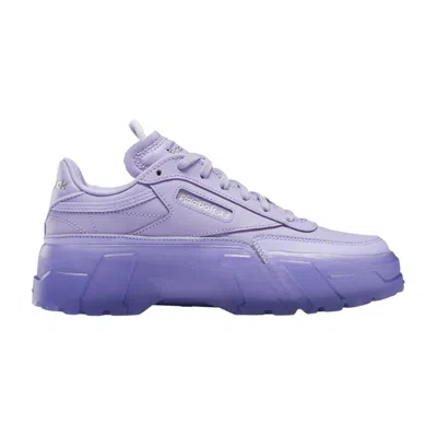 Pre-owned Reebok Cardi B X Club C J 'crisp Purple' | Kid's Size 5