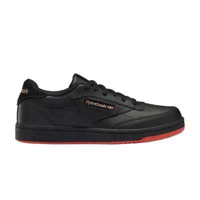 Pre-owned Reebok Cardi B X Coated Club C J 'black Vector Red' | Kid's Size 3.5