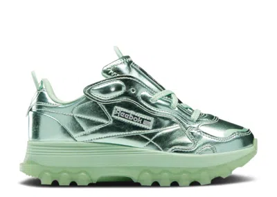 Reebok Cardi B X  Classic Leather Big Kid 'semi Pixel Mint' In Green
