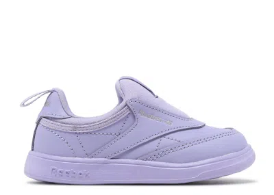 Reebok Babies'  Cardi B X  Club C Slip-on 3 Toddler 'crisp Purple'