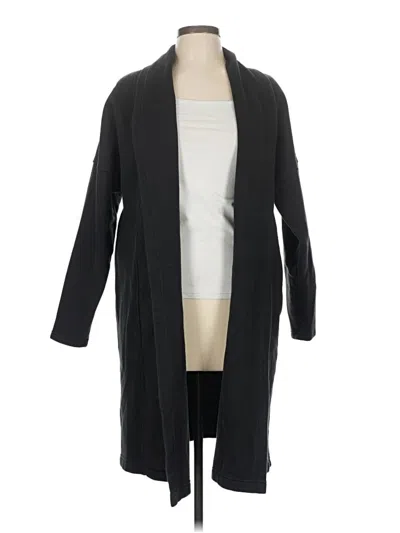 Pre-owned Reebok Cardigan Sweater In Black