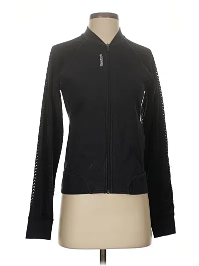 Pre-owned Reebok Cardigan Sweater In Black