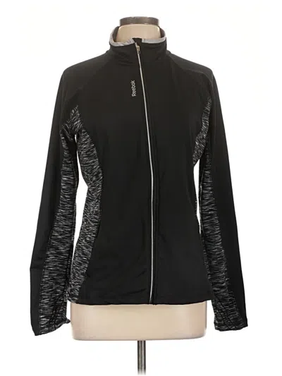 Pre-owned Reebok Cardigan Sweater In Black