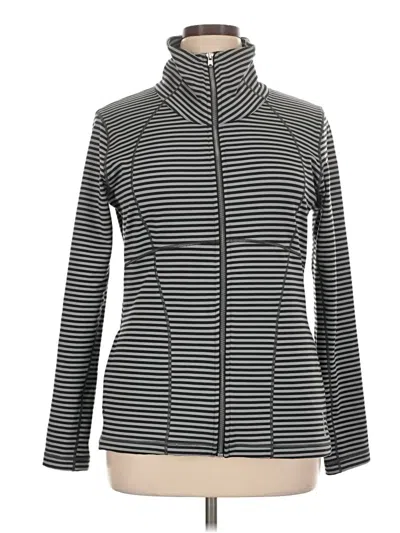 Pre-owned Reebok Cardigan Sweater In Gray