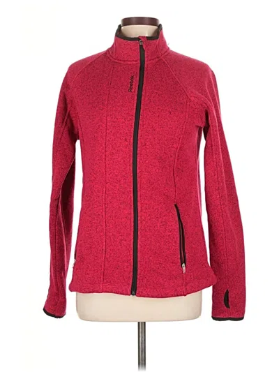 Pre-owned Reebok Cardigan Sweater In Red
