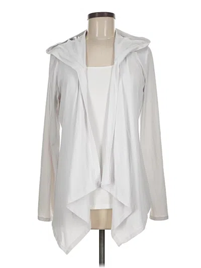 Pre-owned Reebok Cardigan Sweater In White