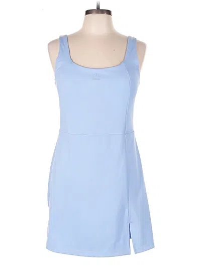 Pre-owned Reebok Casual Dress In Blue