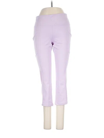 Pre-owned Reebok Casual Pants In Purple