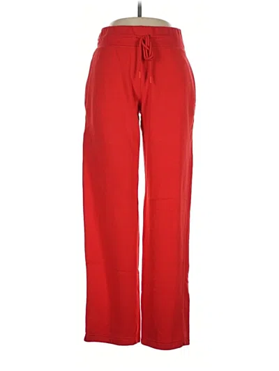 Pre-owned Reebok Casual Pants In Red