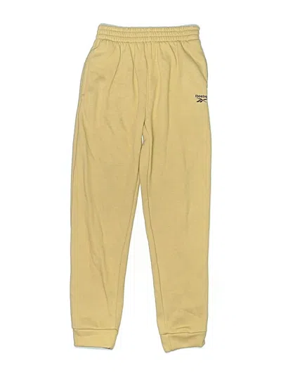 Pre-owned Reebok Kids' Casual Pants In Yellow